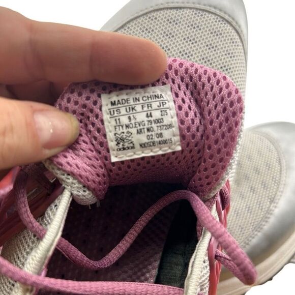 Adidas Golf Shoes White Purple Pink Silver 11 adiPRENE ClimaCool Flylite 791003 - Picture 4 of 7